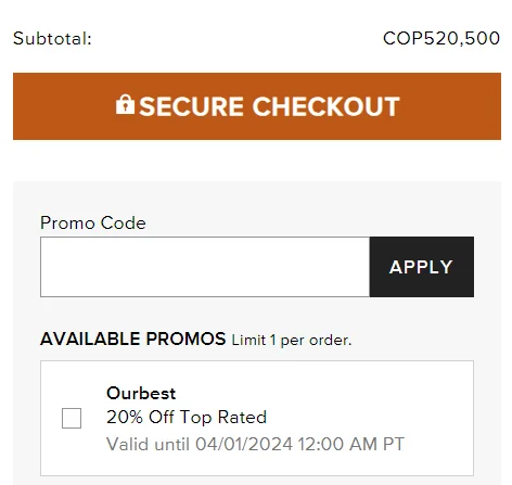 Descuento Código promocional Lulus México