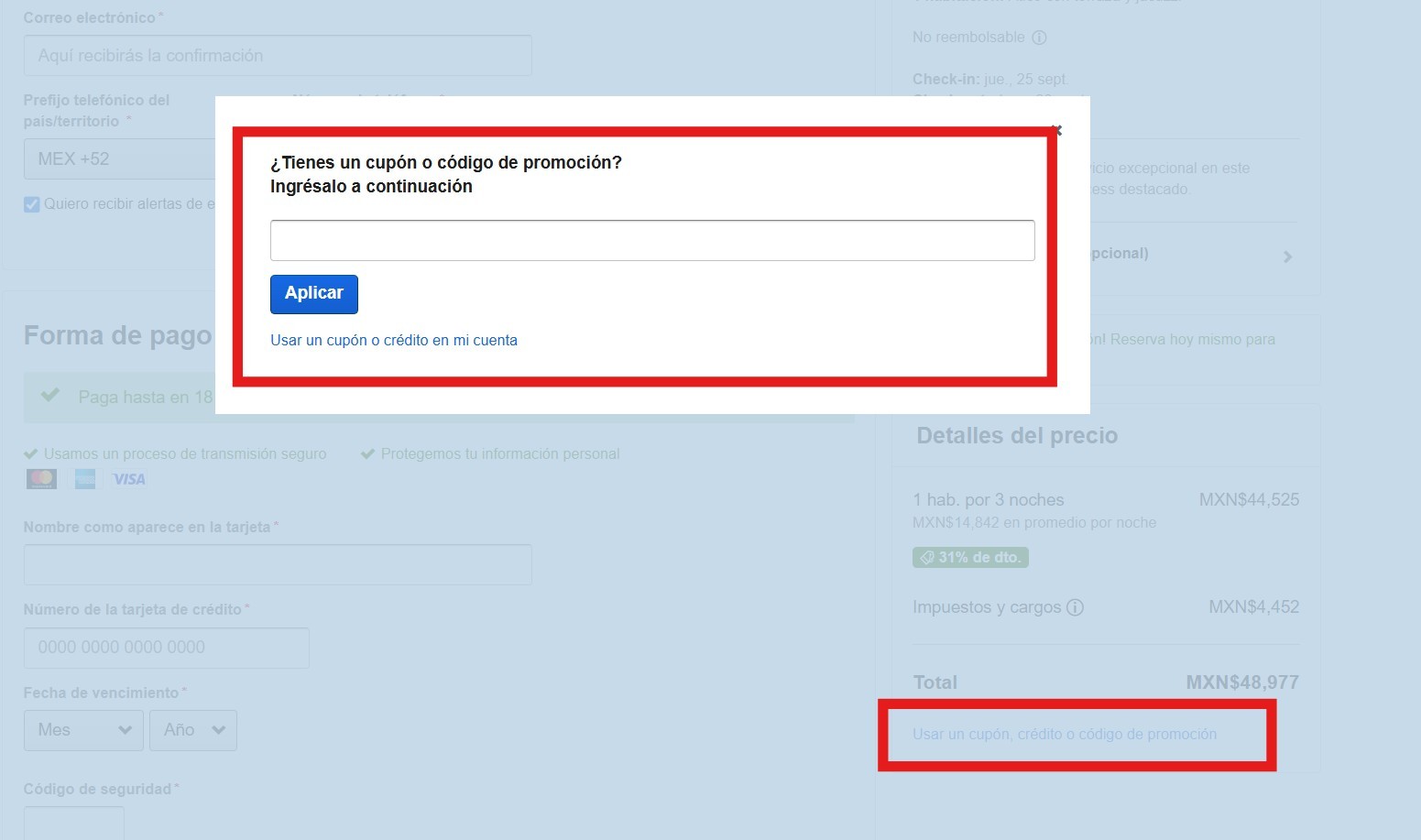 Descuento Descuentos Expedia Mexico